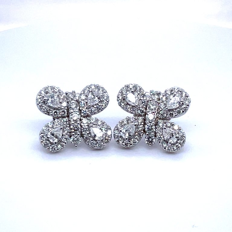 Butterfly Diamond Earrings
