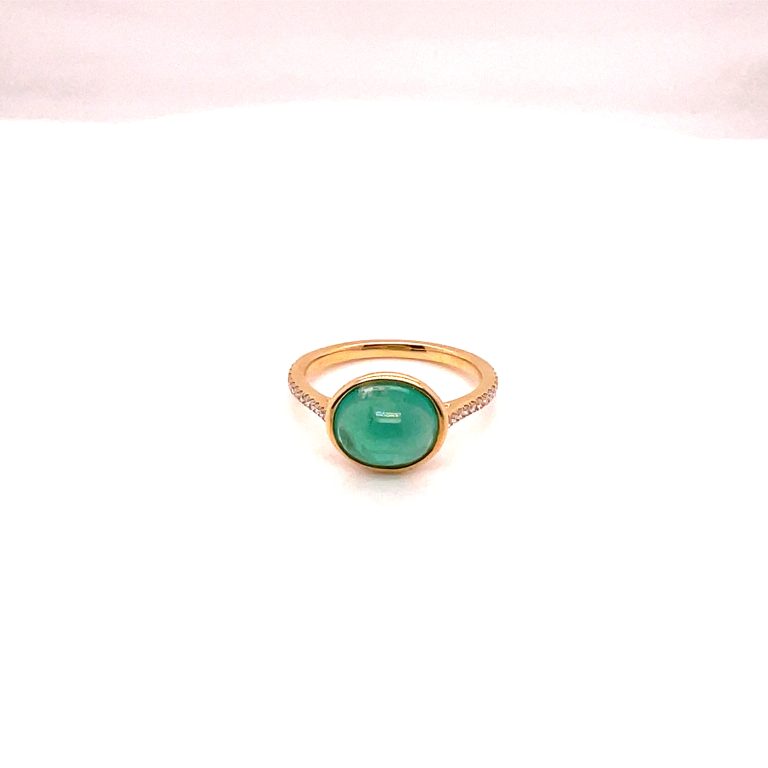 Emerald Ring Cabochon