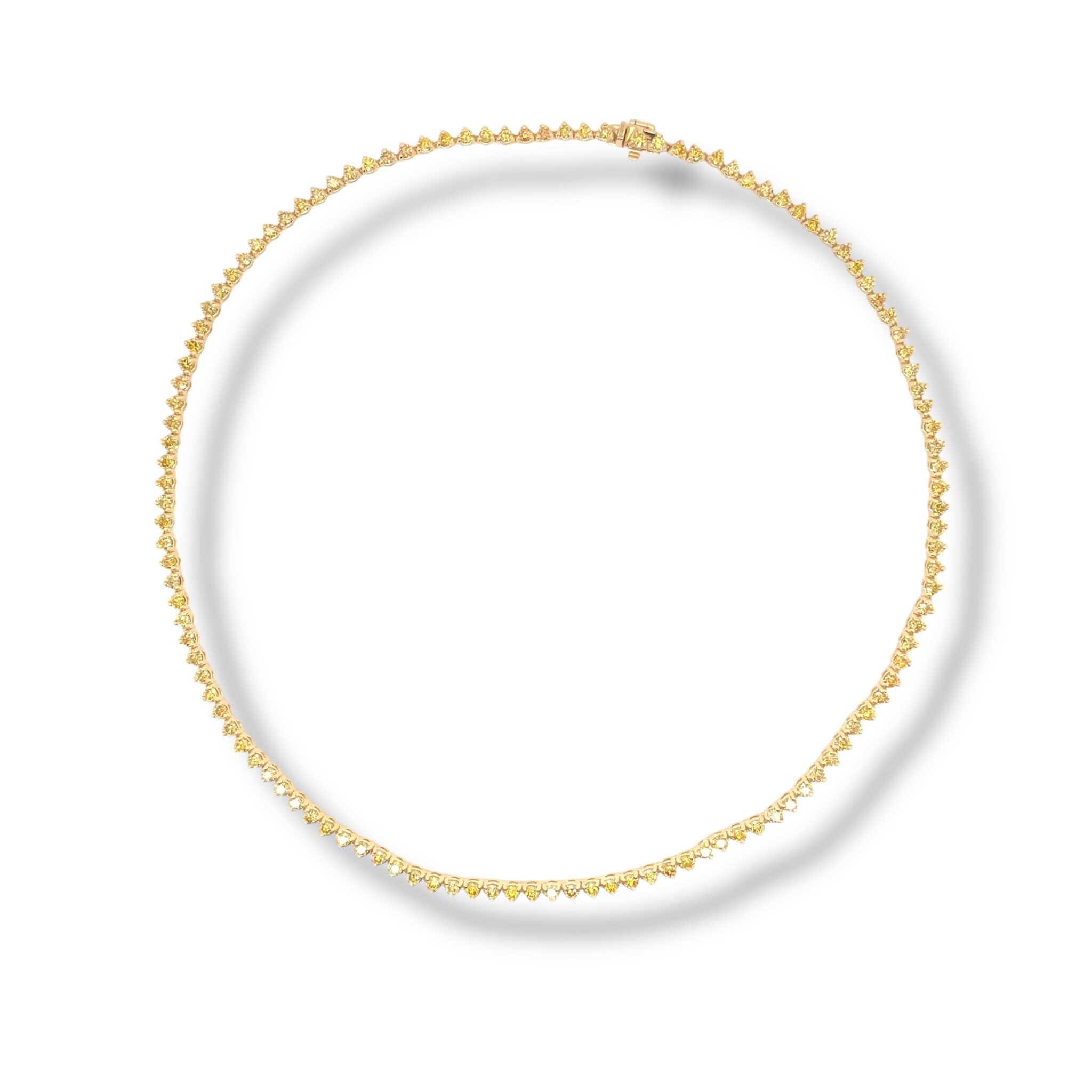 Yellow Diamond Necklace
