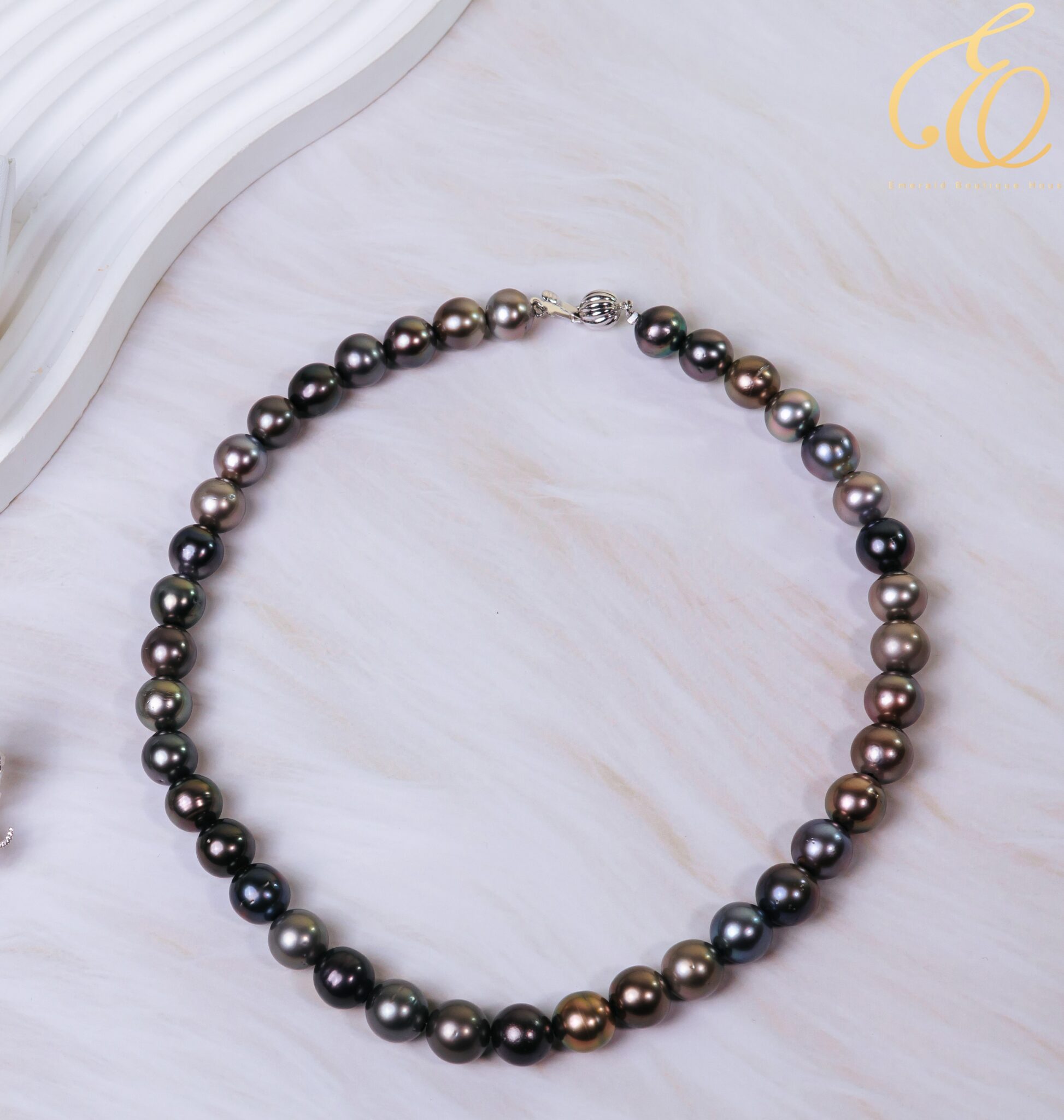 Black Pearl Necklace