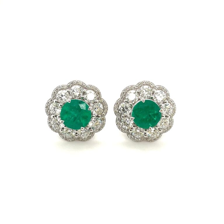 Emerald & Diamond Earrings(24.3.24)
