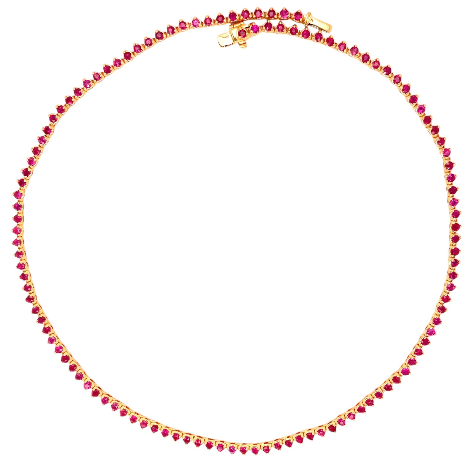 Ruby Tennis Necklace