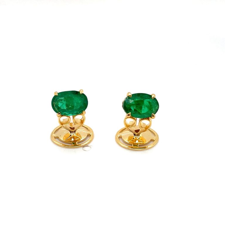 Emerald Earring Oval