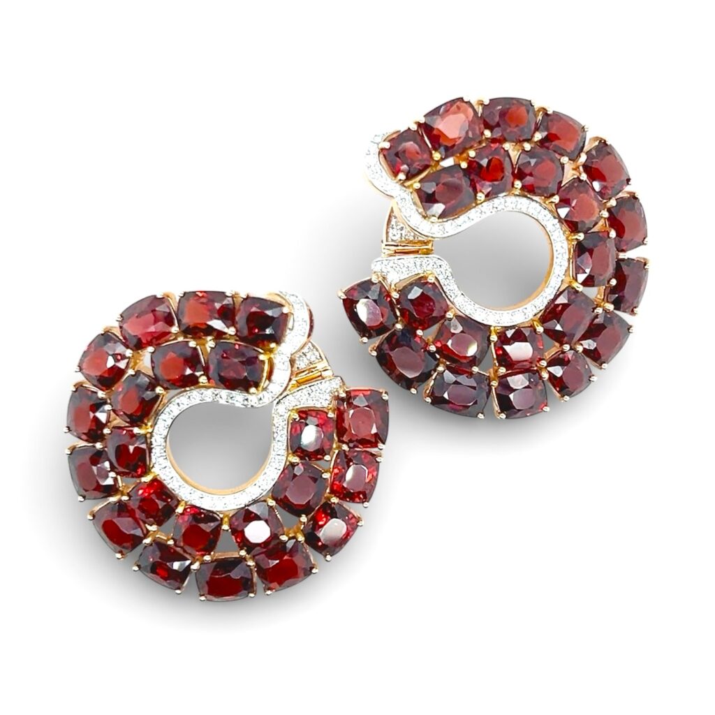 Garnet Earring