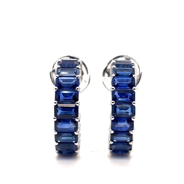 Sapphire Hoop